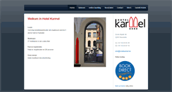 Desktop Screenshot of hotelkarmel.be